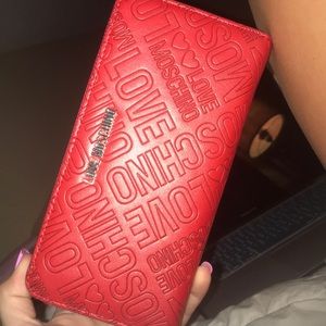Love Moschino Red Wallet
